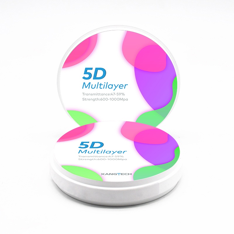 5D Multilayer Zirconia Block double